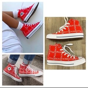 Converse X JW Anderson Logo High-Top Sneakers